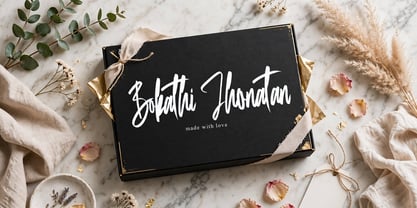 Bokathi Jhonathan Font Poster 10