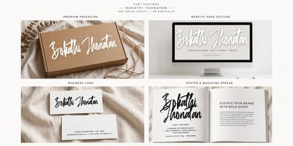 Bokathi Jhonathan Font Poster 2