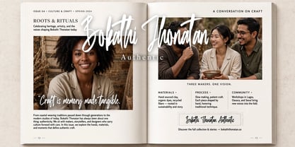 Bokathi Jhonathan Font Poster 13