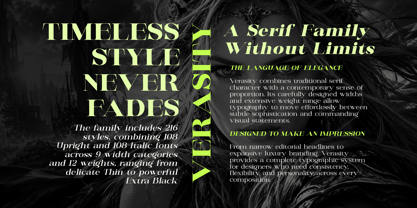 Verasity Font Poster 4