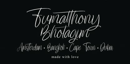 Fumatthony Bhotagim Font Poster 2