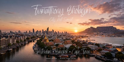 Fumatthony Bhotagim Font Poster 12