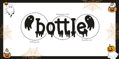 Ghostly Drips Font Poster 7