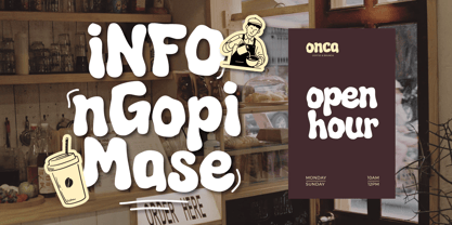 Mau Kopiga Font Poster 8