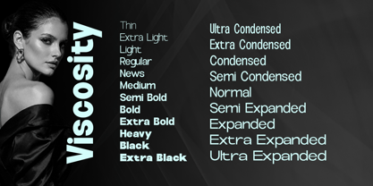 Viscosity Font Poster 6