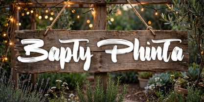 Bapty Phinta Font Poster 1