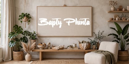 Bapty Phinta Font Poster 8