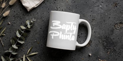 Bapty Phinta Font Poster 6
