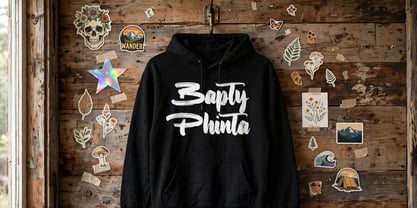 Bapty Phinta Font Poster 7