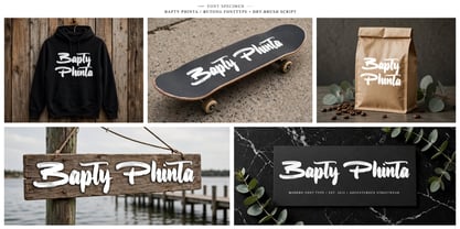 Bapty Phinta Font Poster 11