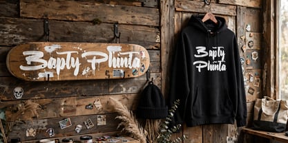Bapty Phinta Font Poster 13