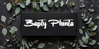 Bapty Phinta Font Poster 3