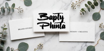 Bapty Phinta Font Poster 4