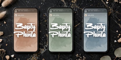 Bapty Phinta Font Poster 14
