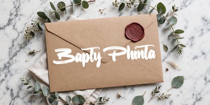 Bapty Phinta Font Poster 5