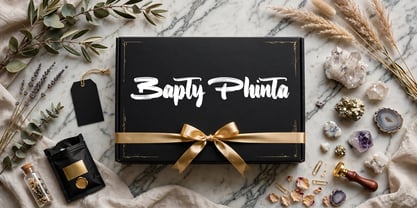 Bapty Phinta Font Poster 10