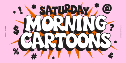 Saturdays Font Poster 6