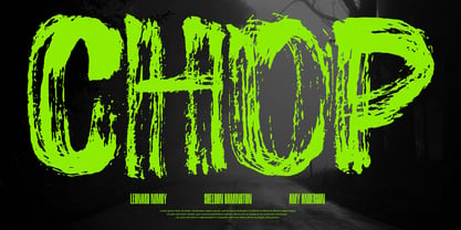 Roge Brush Font Poster 12