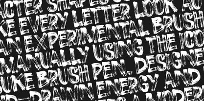 Roge Brush Font Poster 6