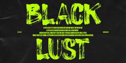 Roge Brush Font Poster 2