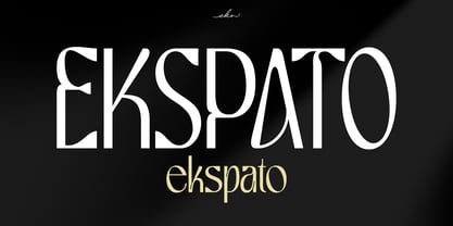 Ekspato Font Poster 1
