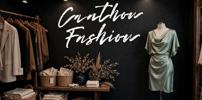 Canthou Font Poster 3