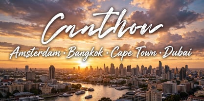 Canthou Font Poster 6