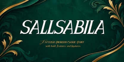 Sallshabilla Font Poster 1