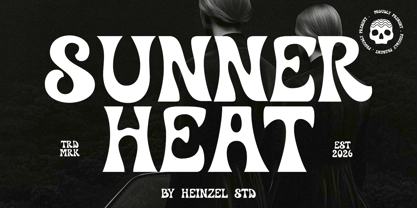 Sunner Heat Font Poster 1