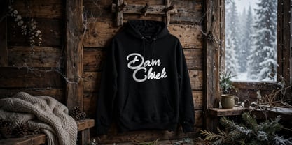 Dam Chiek Font Poster 11