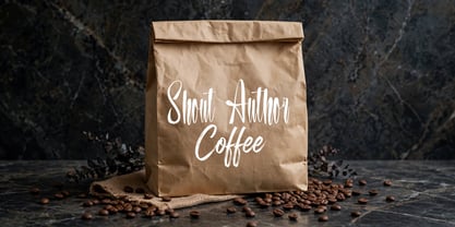 Shout Author Font Poster 6