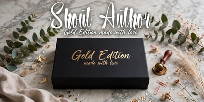 Shout Author Font Poster 1
