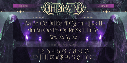 Theravin Font Poster 2