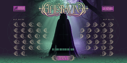 Theravin Font Poster 10