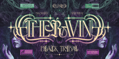 Theravin Font Poster 1