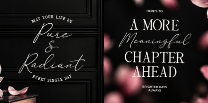Rose Magnolia Font Poster 4