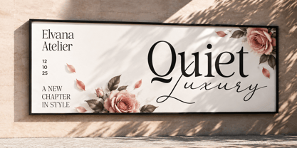 Rose Magnolia Font Poster 6