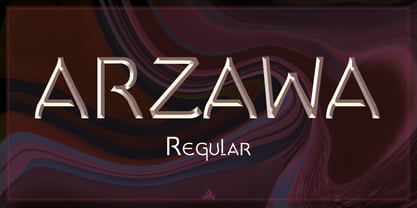 Arzawa Font Poster 1