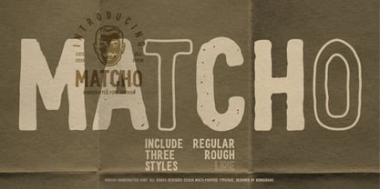 Matcho Font Poster 4