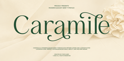 Caramile Font Poster 1