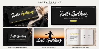 Rosta Gudhing Font Poster 8