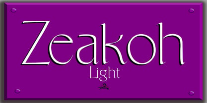 Zeakoh Font Poster 1
