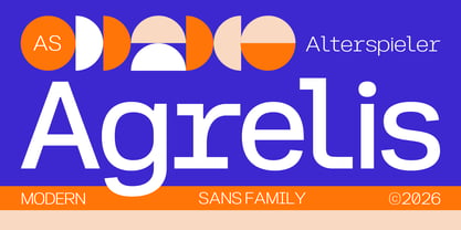 Agrelis Font Poster 1