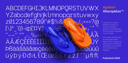 Agrelis Font Poster 15