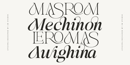 Avilona Font Poster 6