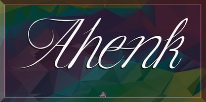 Ahenk Font Poster 1