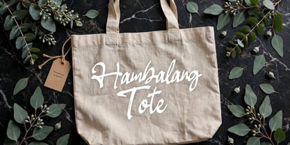 Hambalang Scriptem Font Poster 7