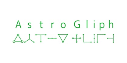 AstroGliph Font Poster 4