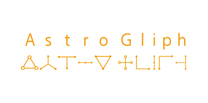 AstroGliph Font Poster 2