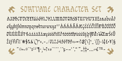 SFC Sortvane Font Poster 6